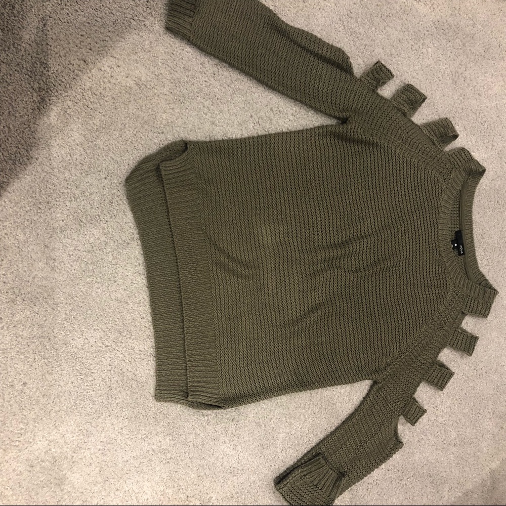 Aqua sweater
